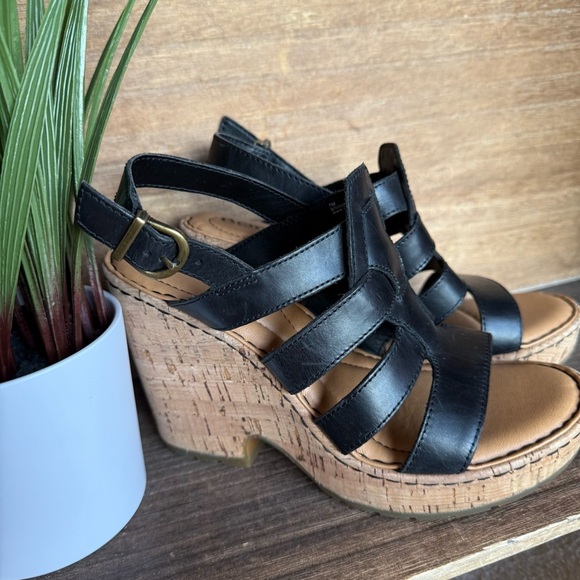 NEW Børn Women's Bernese Cage Wedge Sandal - Picture 7 of 16